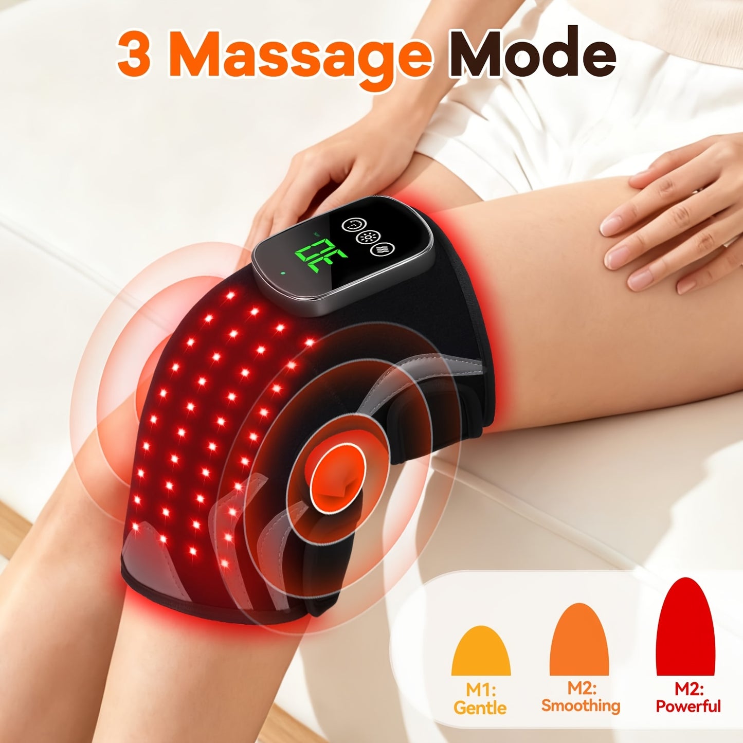 ThermaRelief™ Heated Knee Massager